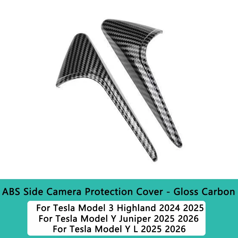 HEENVN Model 3 Highland ABS Zijcamera Beschermhoes voor Tesla Model Y Juniper 2025 2026 Accessoires Model YL Beschermhoes