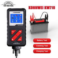 KONNWEI KW710 Car Battery Tester 6V/12V/24V 100-2000CCA Battery Analyzer Load Tester Charging System Automotive Diagnostic Tool