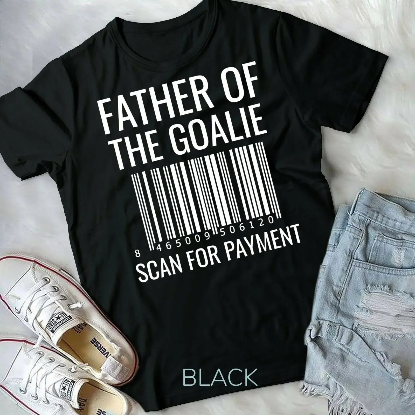 

Mens Goalie Dad Shirt - Hockey Dad Shirt - Hockey Goalie Unisex & Youth T-shirt