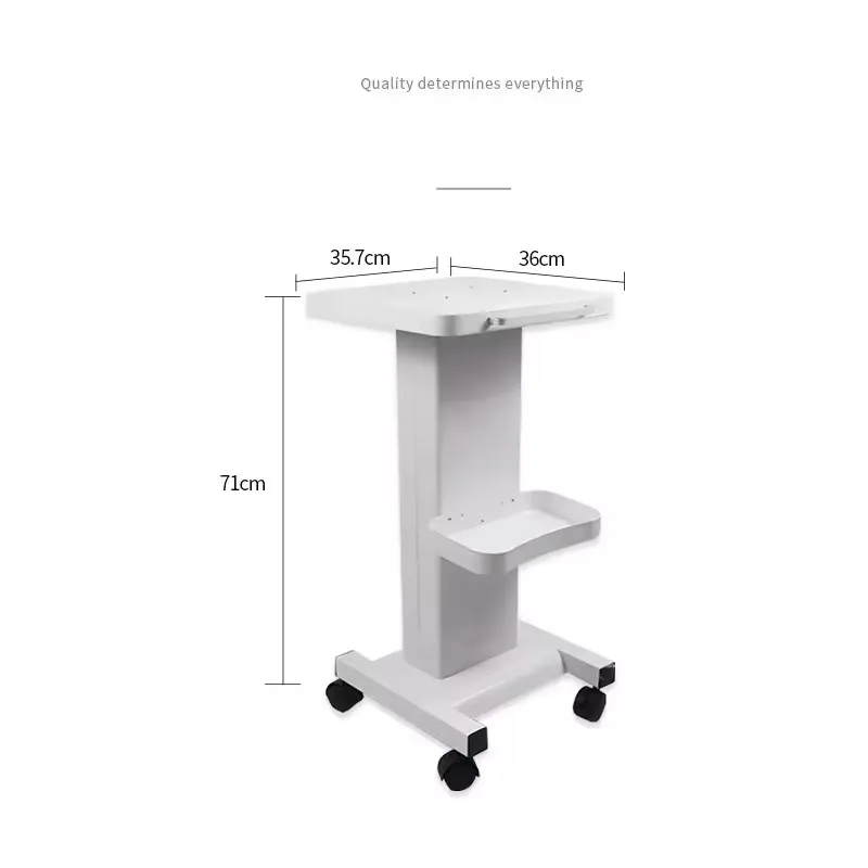 New Design Professional Convenient Desktop Beauty Device Cart With Wheel Salon Trolley With Low Price