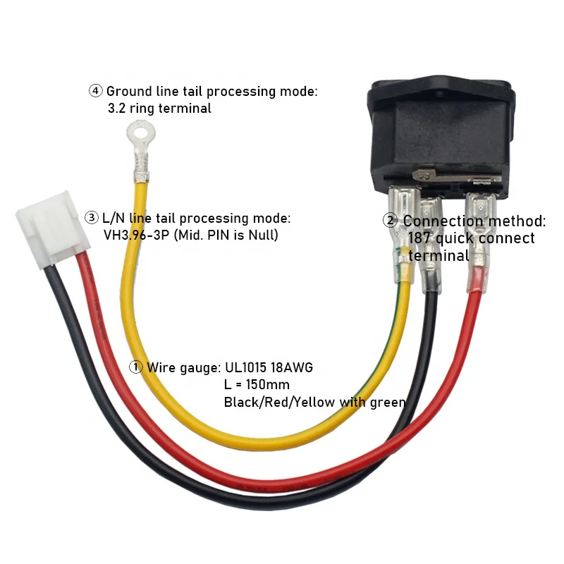 PDU  Power c14 ac inlet socket with 10A fuse