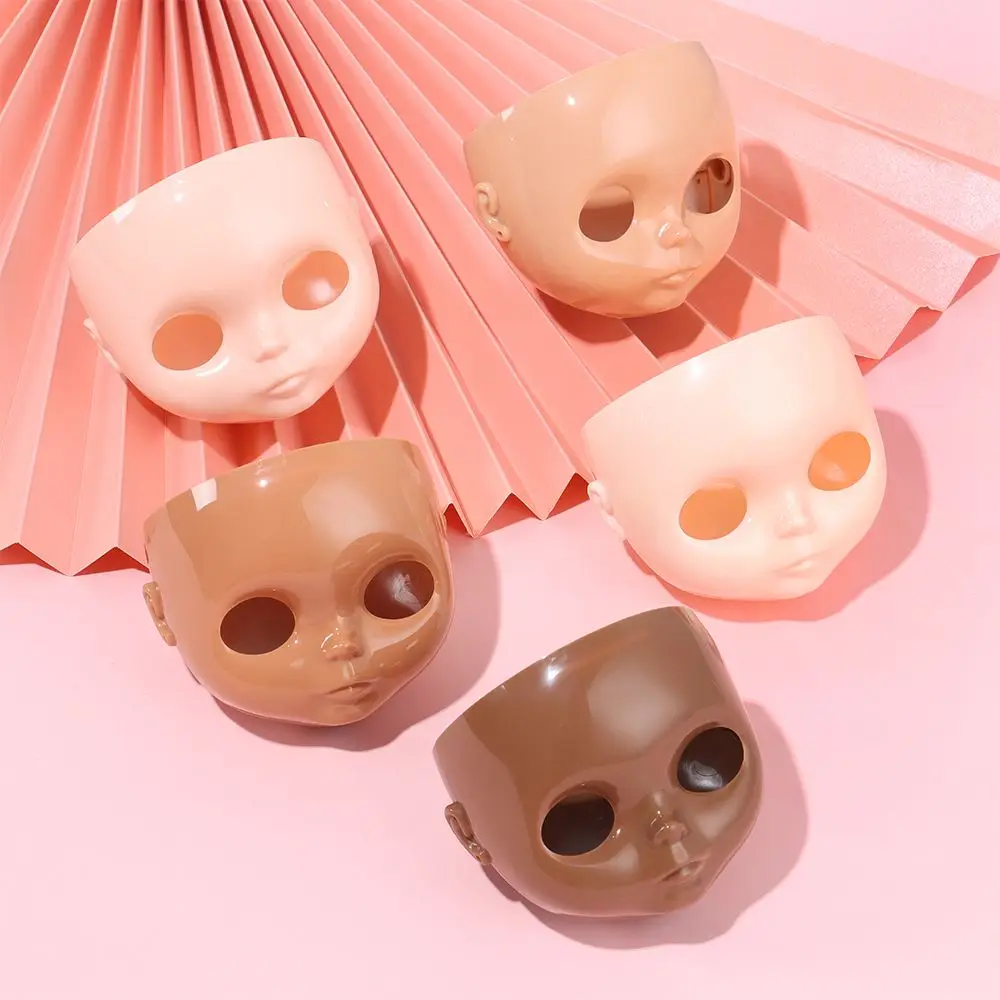 

1Pcs 1/6 Blyth Doll Factory 30cm Plastic Blyth DIY Doll Faceplate with Backplate Change Makeup Faceplate Screw Toys Accessories