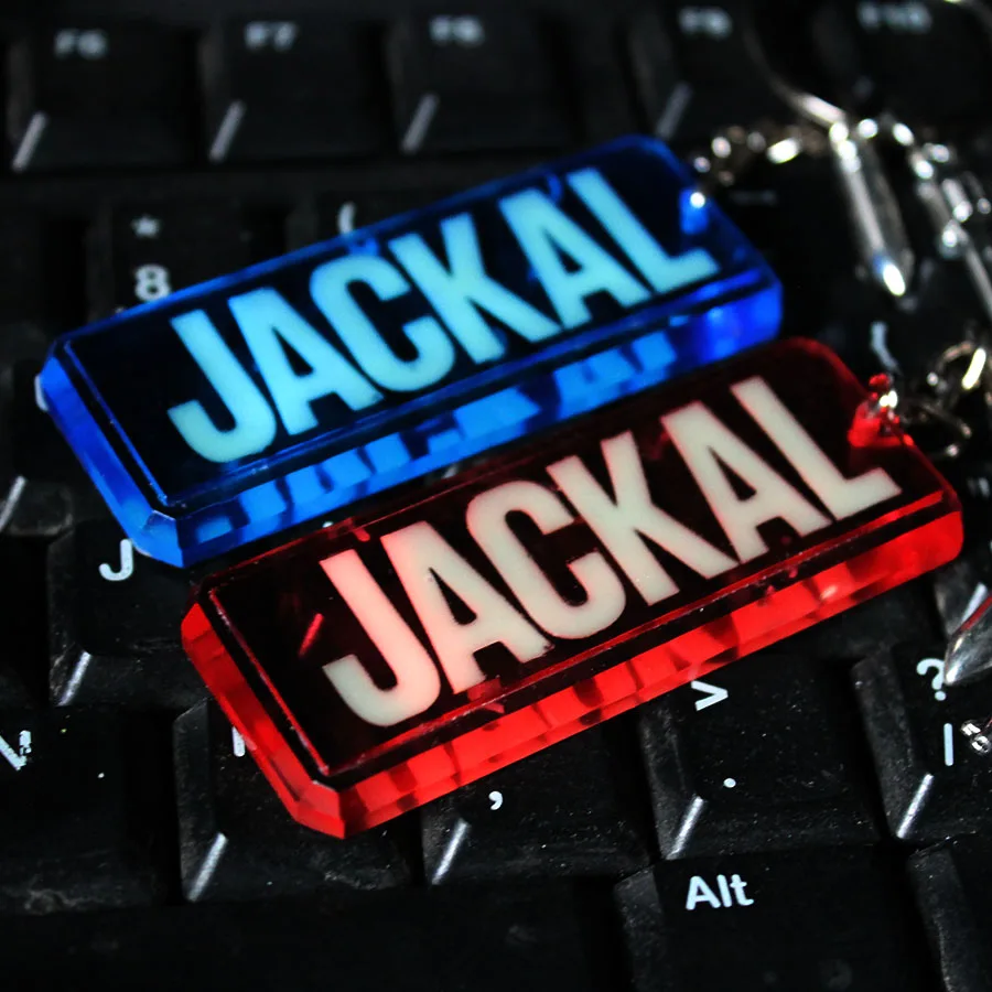 

The Day of the Jackal Keychains GLOW In The DARK Key Chain Pendant Gift For Boys men