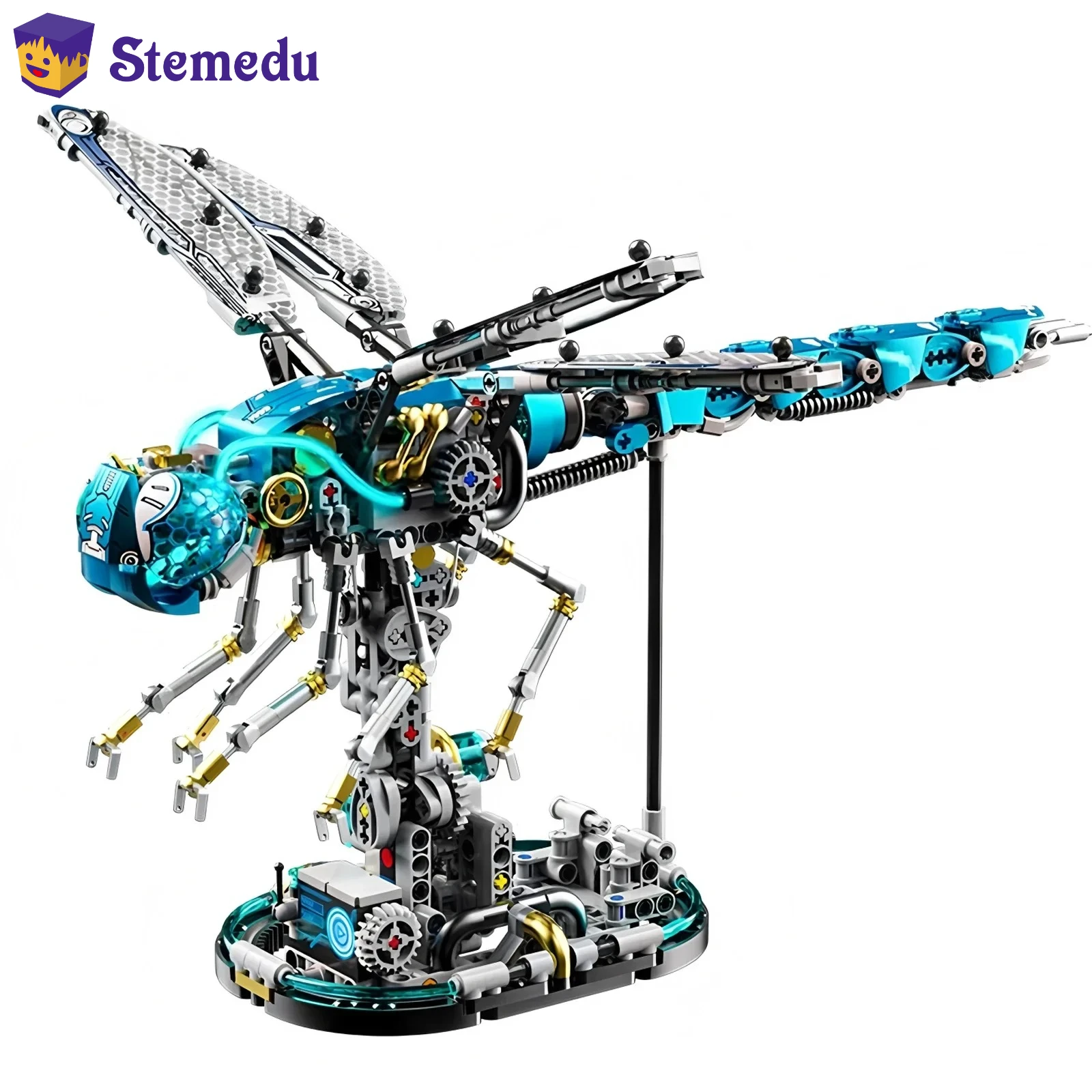 

13086 Механическая модель стрекозы, 866 шт., строительные блоки, детские механические наборы, научные развивающие игрушки, подарок для детей