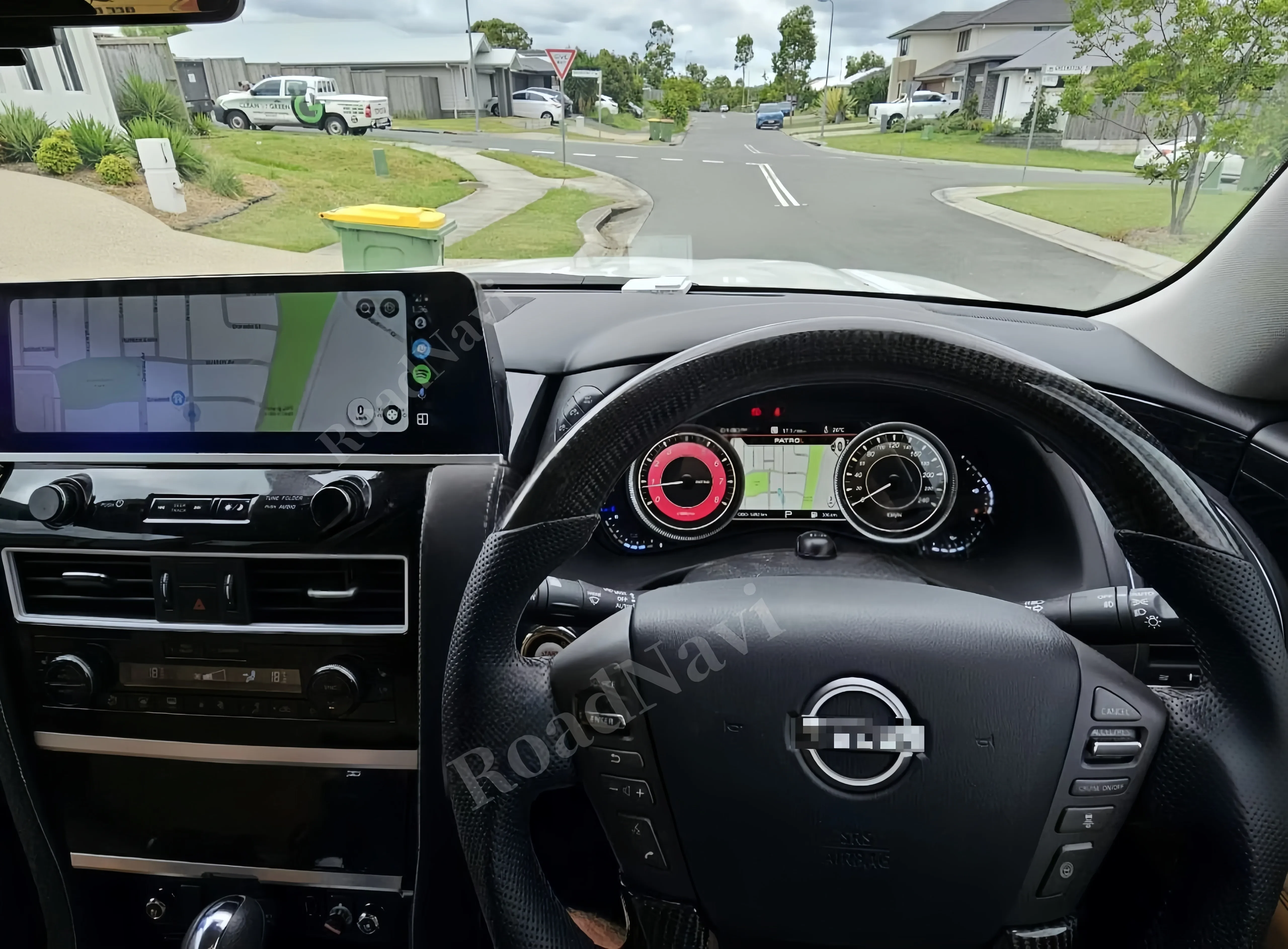 

RoadNavi Car Auto Speedometer For Nissan Patrol Y62 QX80 QX56 2010-2024 LCD Digital Cluster Car Upgrade Dashboard Instrument