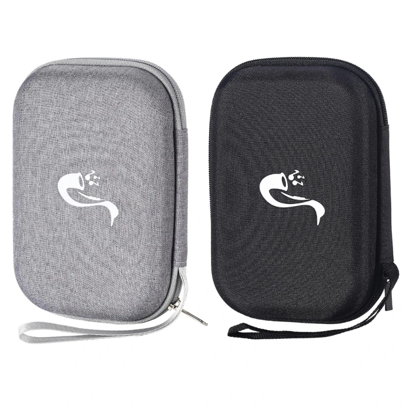 A9LD Saxophone Tongue Carrying Case Waterproof Tongue Storage Bag Portable Zippers Bag with Meshs Pocket for Clarinet Sax Tongue