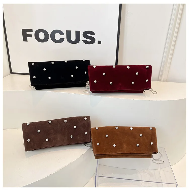 

2025 Spacious Soft Square Bag, Niche Underarm Purse for Women, Textured Shoulder Crossbody, Vintage Chain Tote, Minimalist Day