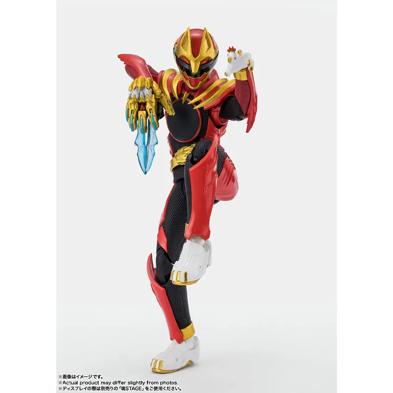 Bandai Genuine No.1 Sentai Gozyuger Model Kit SHF Gozyuwolf Sentai Ring Limited Edition Anime Action Figure Model for Toys Gifts