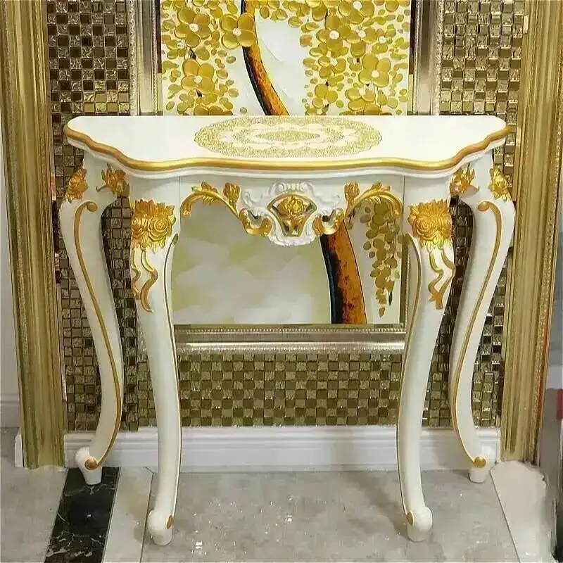 

Round Aesthetic Side Table Sofa Vintageluxury Storage Cabinet Arcade Wood Recibidor De Entrada Mueble Modernos Home Furniture