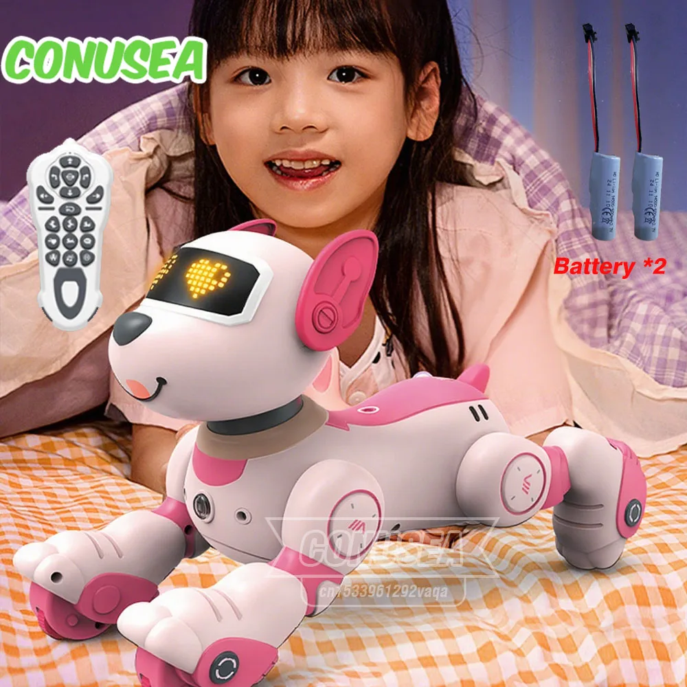 Smart Robot Programming  Clearance Sale Rc Intelligent Dog Voice Dialogue Touch Sensitive Interactive Puppy Educational Toys