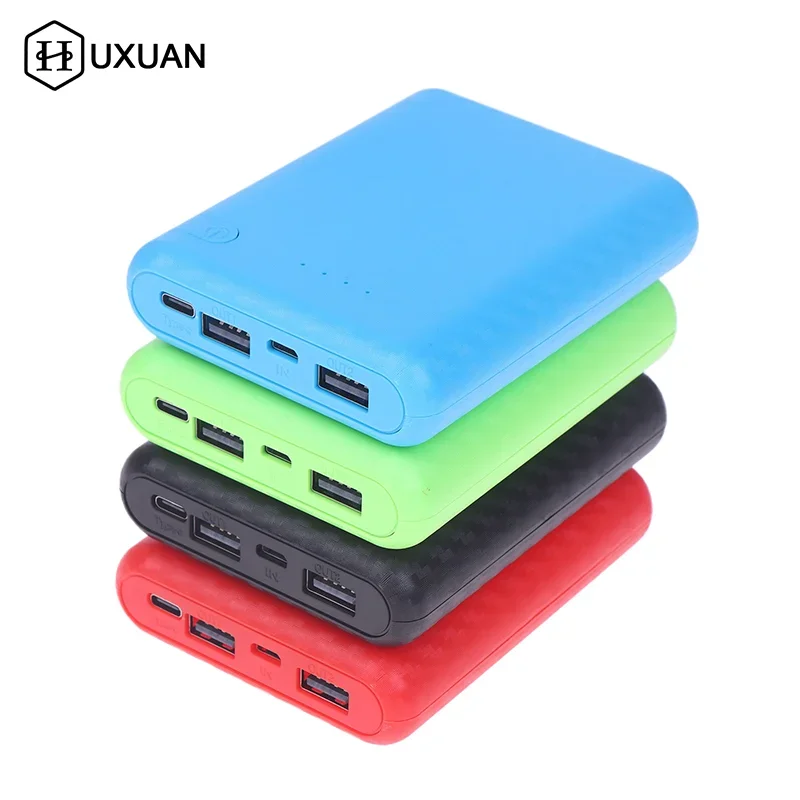 

4 слота 18650, чехол для батарейного отсека, комплект питания «сделай сам», материал, мини-корпус без пайки для домашнего выхода и других случаев