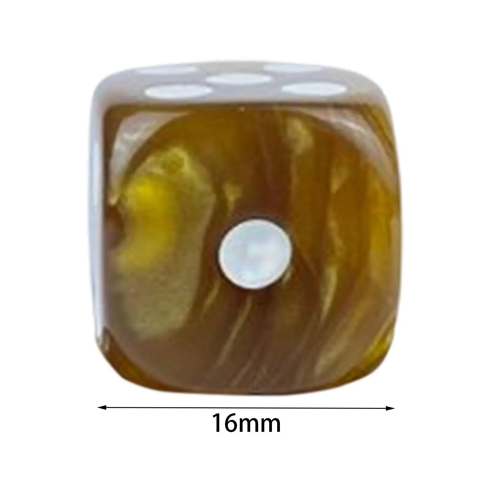 10x 6 Sided Dices Set, Party Supplies Game Dices 16mm Dices for Party Table Game