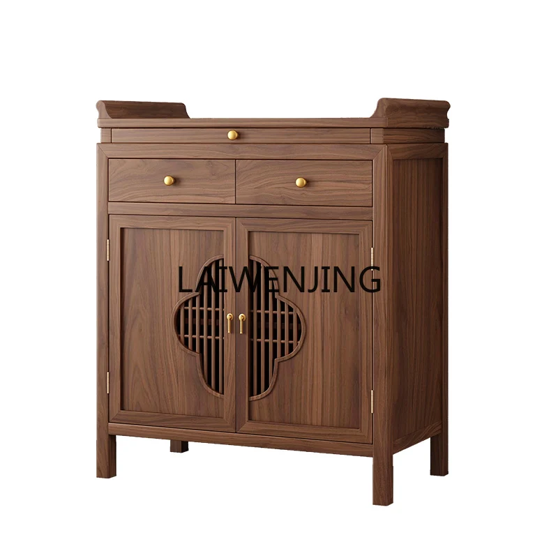 

LYN offering table cabinet solid wood Buddhist table household cherry wood ancestor cabinet offering