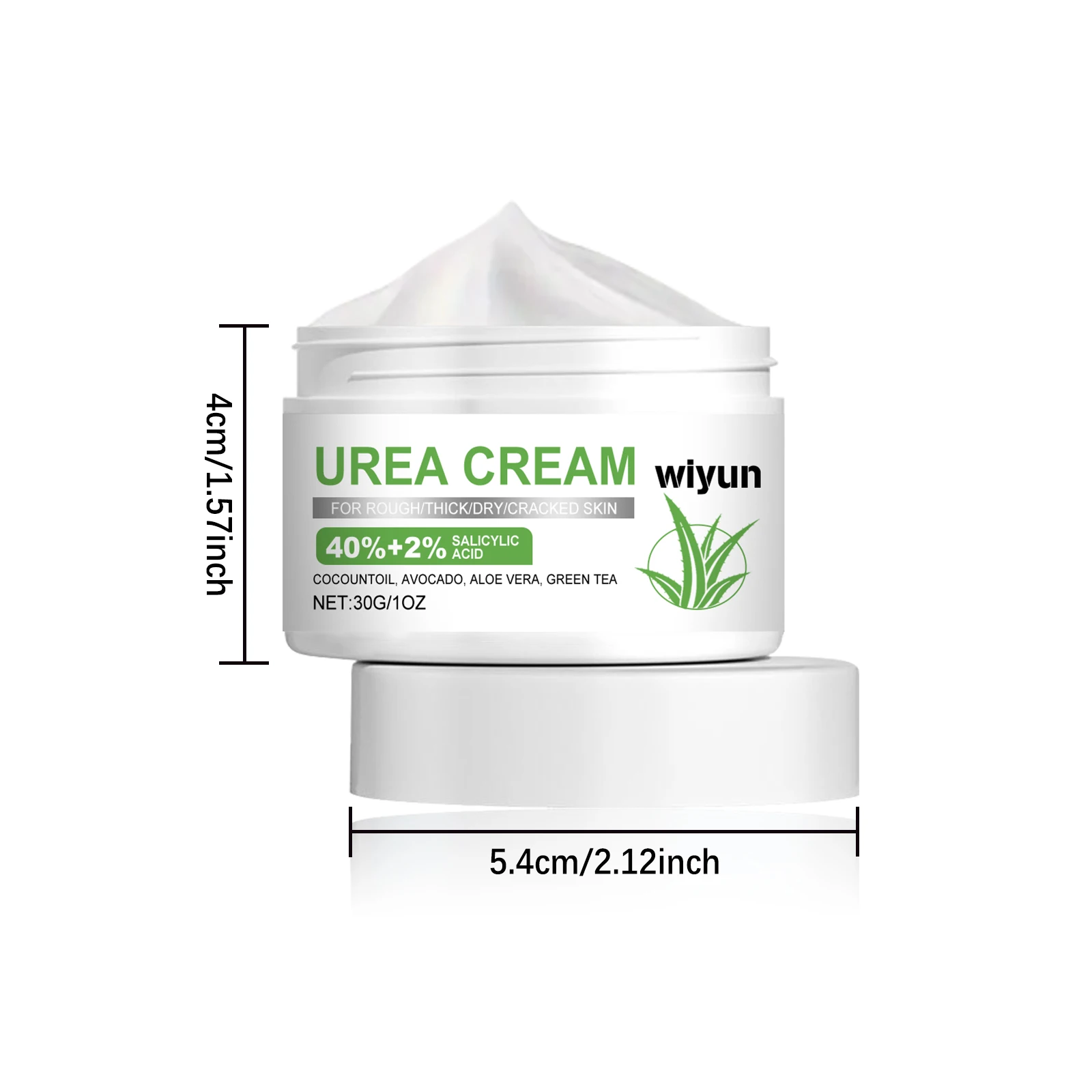 40% كريم يوريا للعناية بالقدم بين عشية وضحاها ترطيب يزيل الجلد الميت مغذي جاف خشن إصلاح الكعوب المتشققة والرطوبة