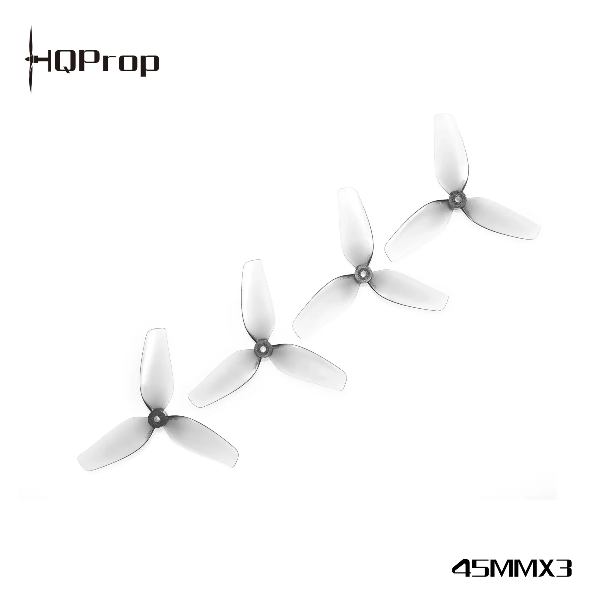 2Pairs HQprop 45MMX3 1.8inch 3-Blade FPV Propeller 1.5MM holes Micro Whoop Prop