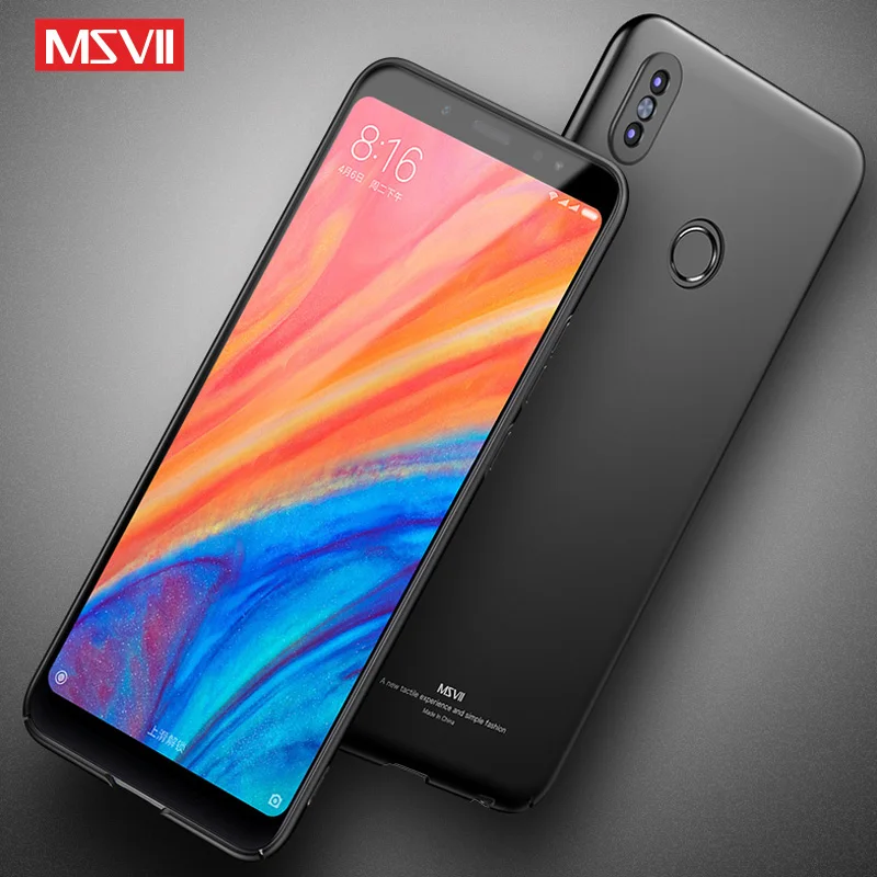 Pour Xiaomi Redmi Note 5 Pro étui MSVII Ultra mince dur PC givré couverture pour Xiaomi Redmi Note5 Pro Global antichoc coques de téléphone