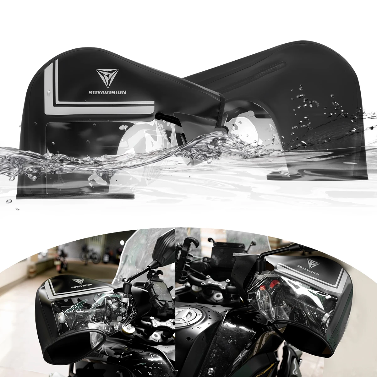 Motorcycle Parts Riding equipment motorcycle electric handlebar cover winter windproof summer waterproof handlebar cover