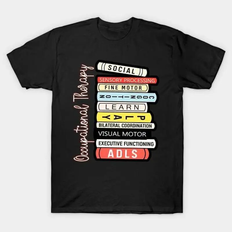 

НОВАЯ футболка с цветочной терапией OT Month Therapist Assistant S 5XL
