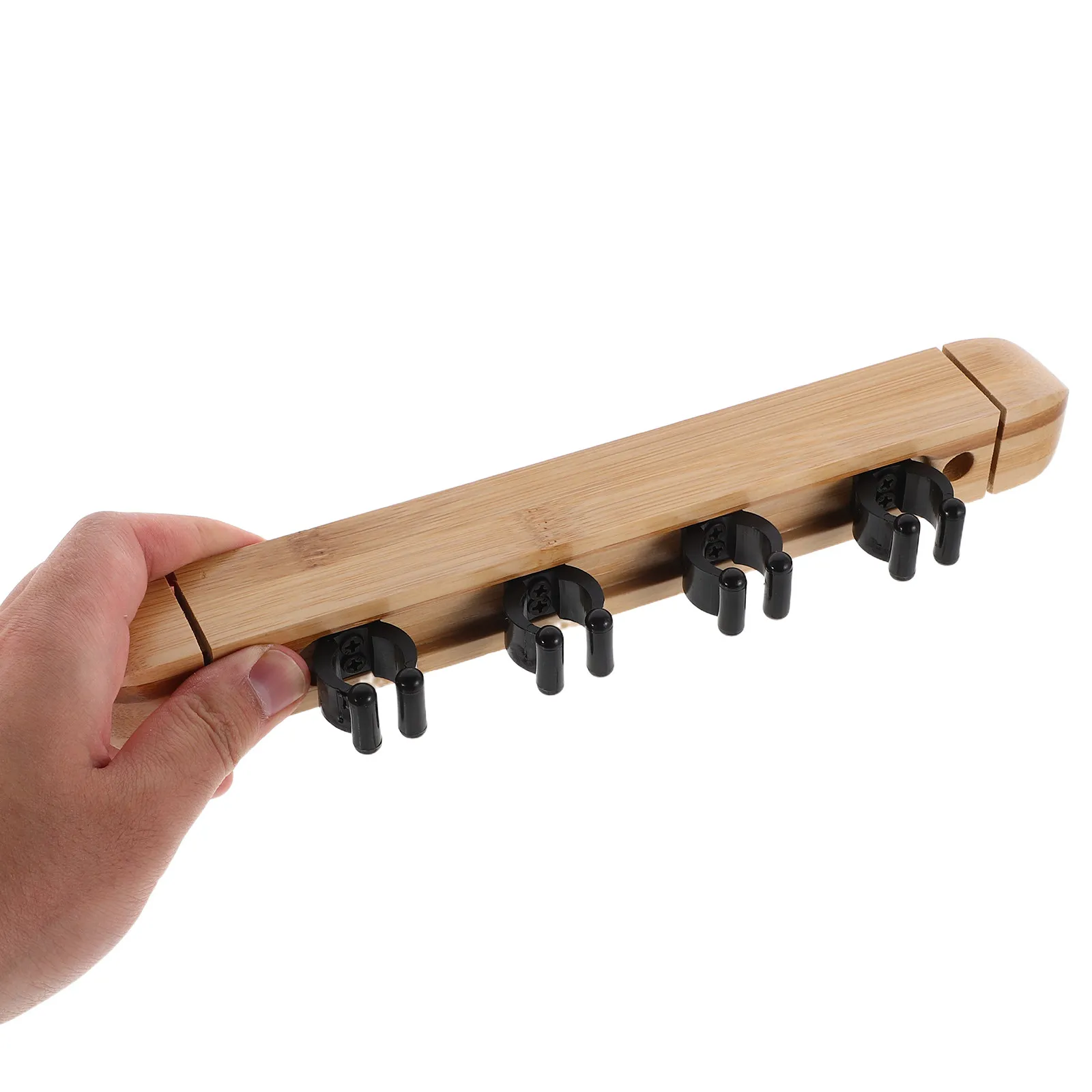 

1Set Solid Wood Billiard Cue Rack Wall Mounted Roman Style 4 Hole Pool Stick Holder Organizer Billiards Table Accessories