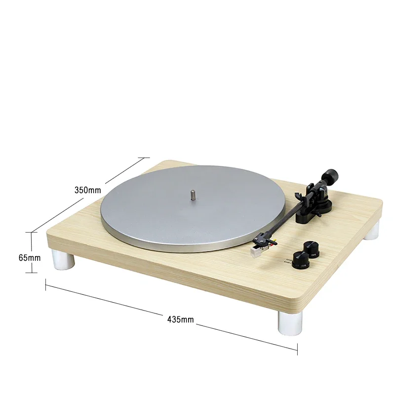 Turntable Vinyl Record Player Belt Drive 2 Speed Adjustable Counterweight, Cartridge AT 3600L