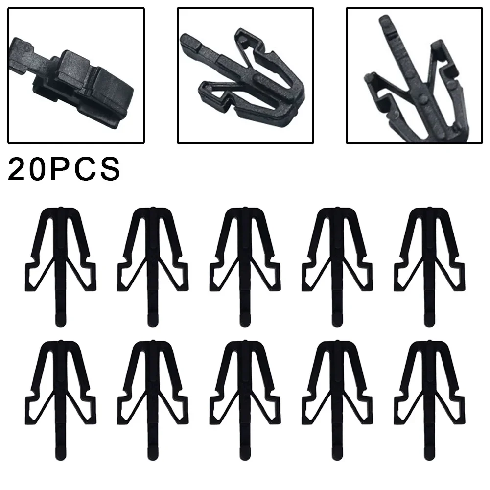 20Pcs Front Grille Clip For Holden Rodeo For Isuzu Pickup KBZ TFR D-MAX L200 For Brava Car Clips Fasteners Interior Accessories