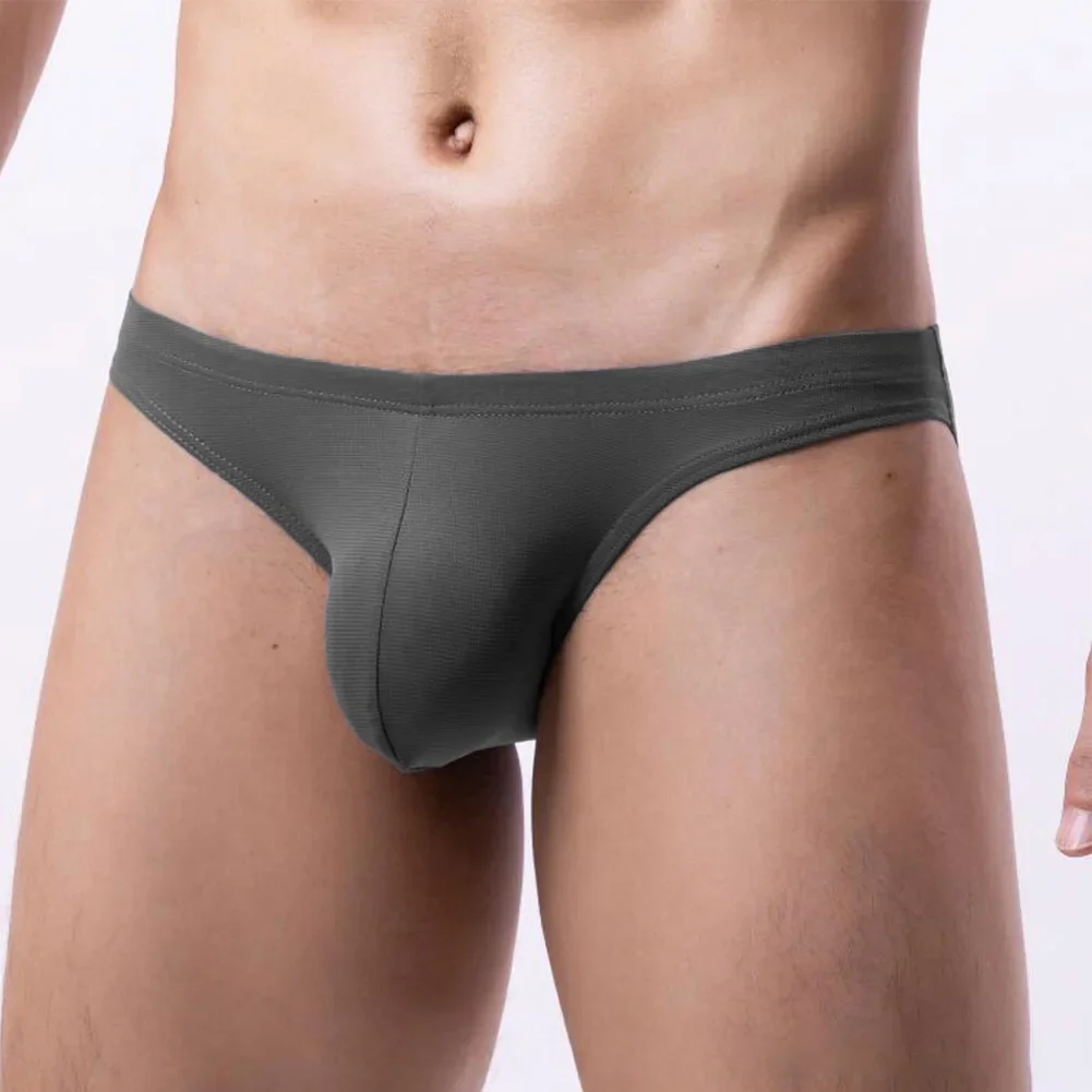 

Мужские сексуальные дышащие трусы с низкой талией и выпуклостью, нижнее белье, спортивные трусы, эротическое мужское нижнее белье, треугольные трусы танга