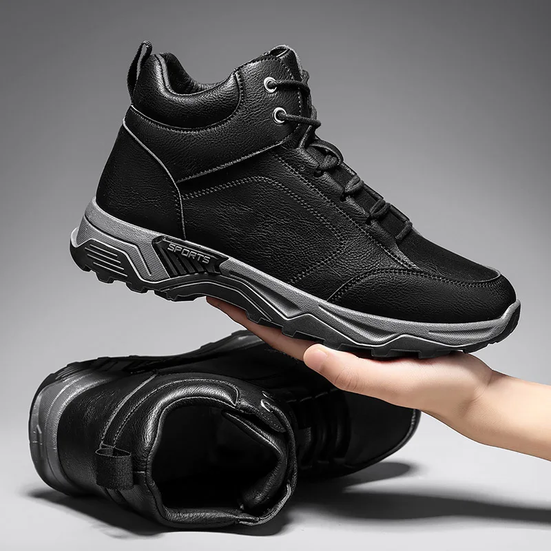 

Брендовая уличная обувь, мужская треккинговая походная обувь из натуральной кожи, мужские непромокаемые походные ботинки, зимние кроссовки, обувь для альпинизма