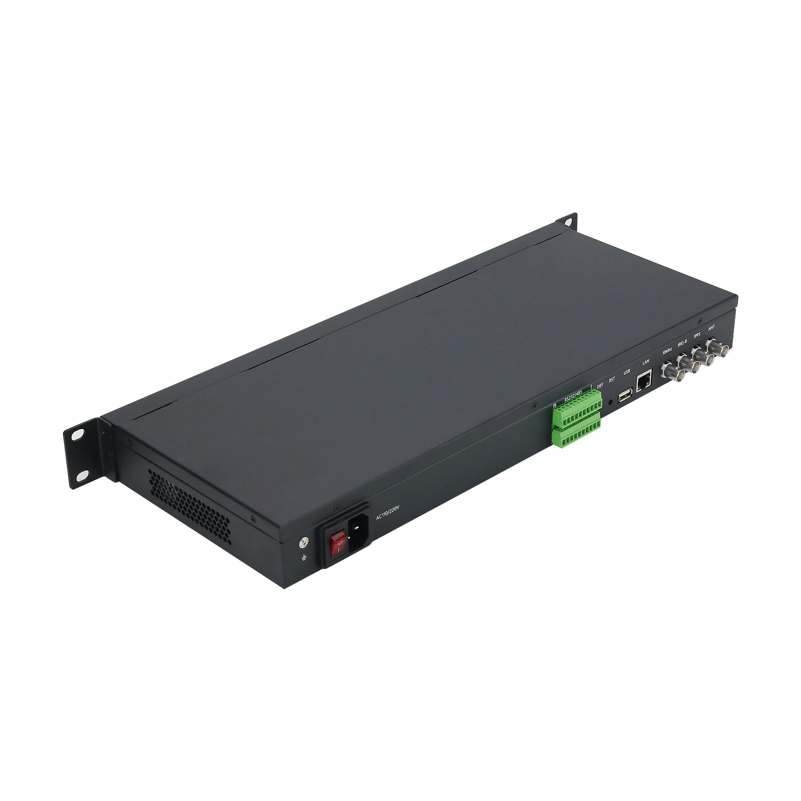 New In stock Dual Module GPS PTP Clock NTP Server IEEE1588 Network Time Server 30m Antenna Single Network Port for Beidou Commun