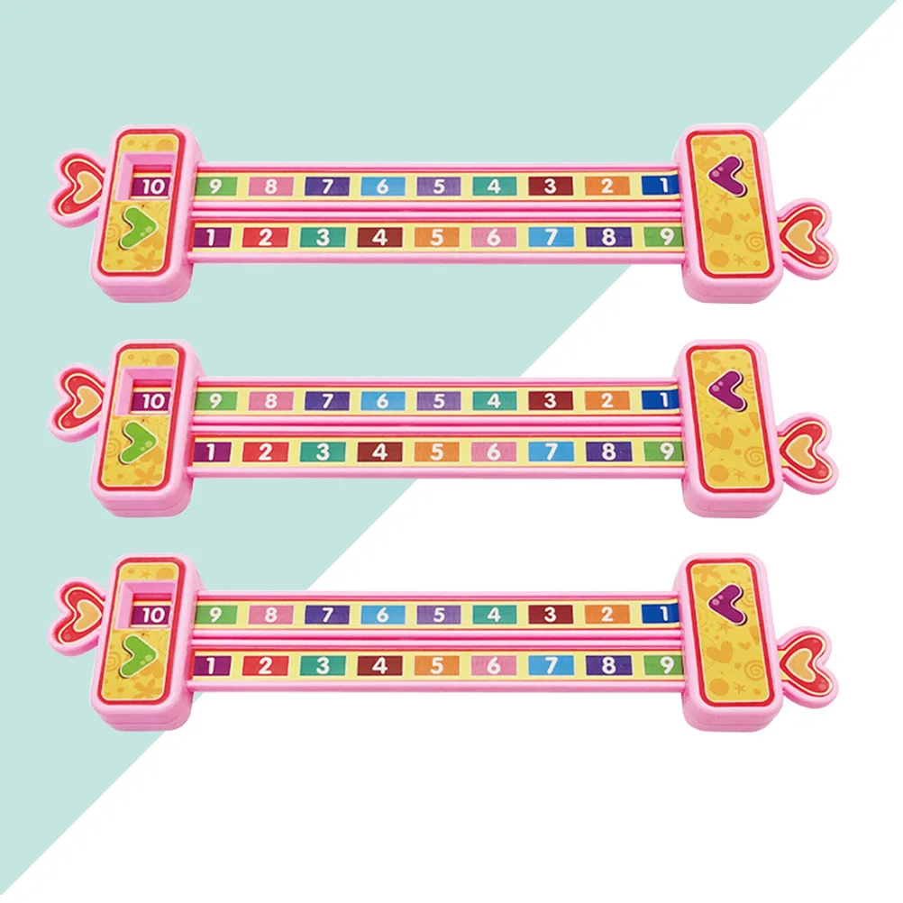 3 قطعة مسطرة الطرح إضافة أرقام الشريحة الرقمية مطابقة التعليمية التعلم المعونة التعليم المبكر الرياضيات