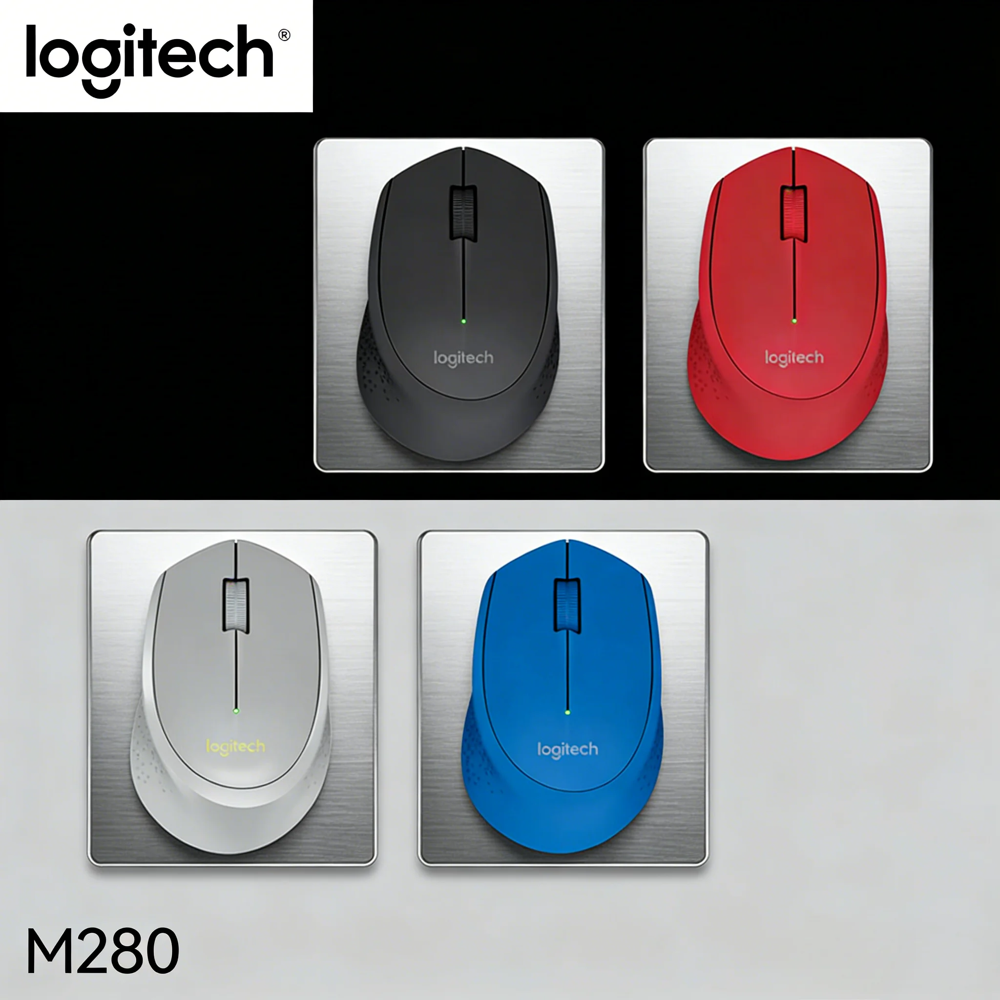 

Logitech M280/M330 Wireless Mouse - Compact Size for Laptop & Desktop