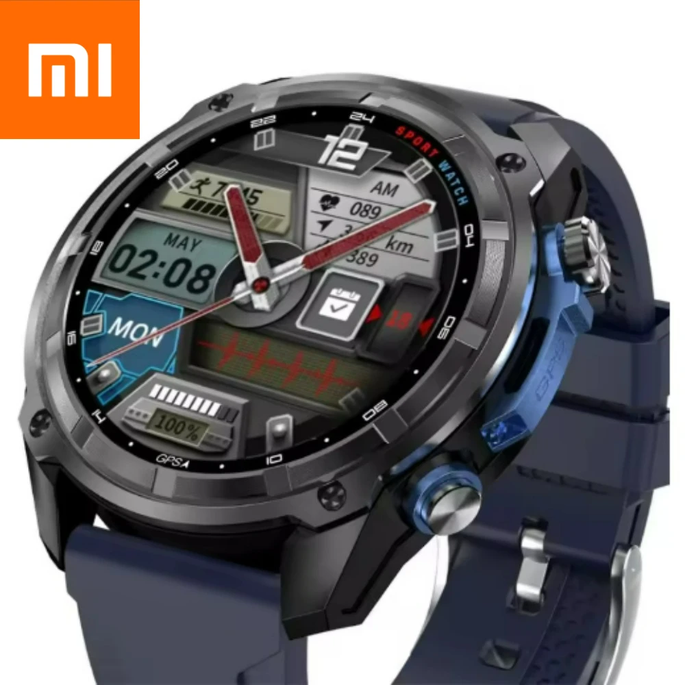 

Xiaomi 2026 SmartWatch Offline Maps 4 ГБ Память Видеоплеер Военный Спорт Смарт-браслет Мужчины 50 м Плавание Водонепроницаемый Сапфир