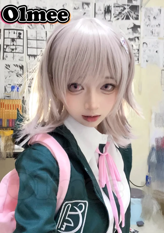 [Olmee]In Stock Nanami Chiaki Backpack Bag Pack Cosplay Props Staff Stuff Model Cat Ultimate Gamer Danganronpa 2 Halloween Xmas