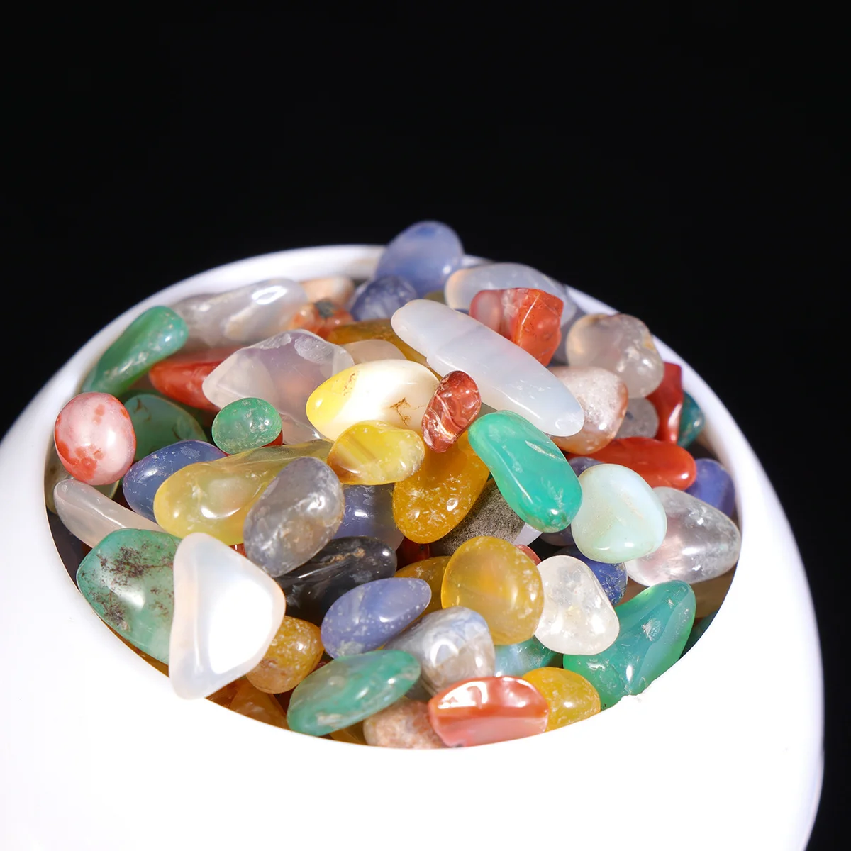 

Натуральный кристалл размагничивания, цветной агат, натуральные хрустальные камни для аквариума, цветочный горшок, ландшафтный дизайн, сад