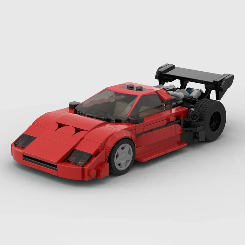 Urban Champion Speed Cars Moc Bausteine, klassisches Modell, Technologie, Ziegel, DIY-Montage, Konstruktionsspielzeug, Urlaubsset, Geschenke
