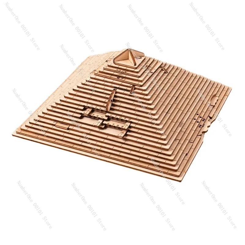 

High IQ Brain Burning Decryption Puzzle Hell Level Difficulty Toy Pyramid Puzzle Tenth Level Mechanism Box Puzzle Box
