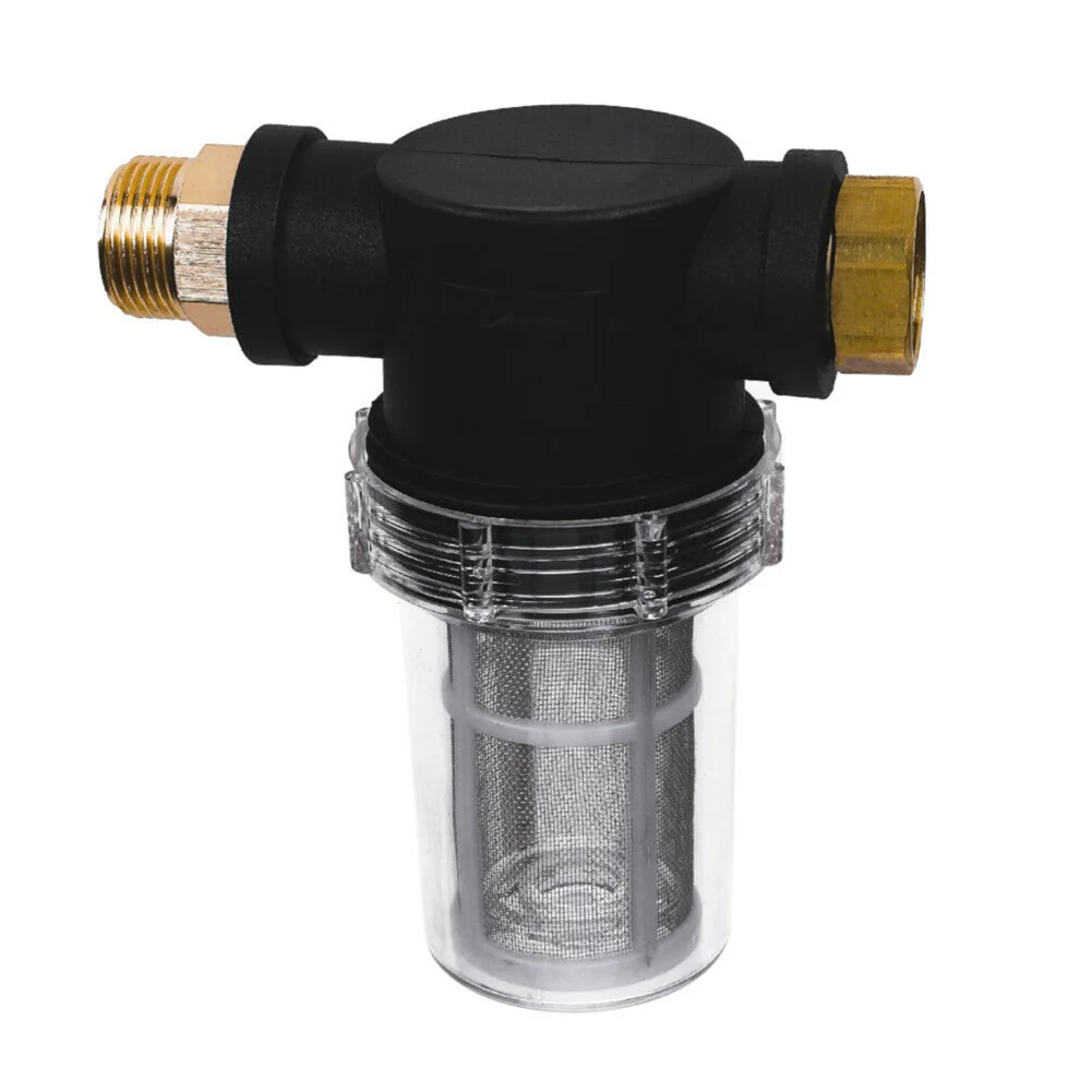 1 Pcs 3/4 Inch Plastic Water Filter Removable For High Pressure Cleaner Protection Against Rust Sand And Dirt Parts