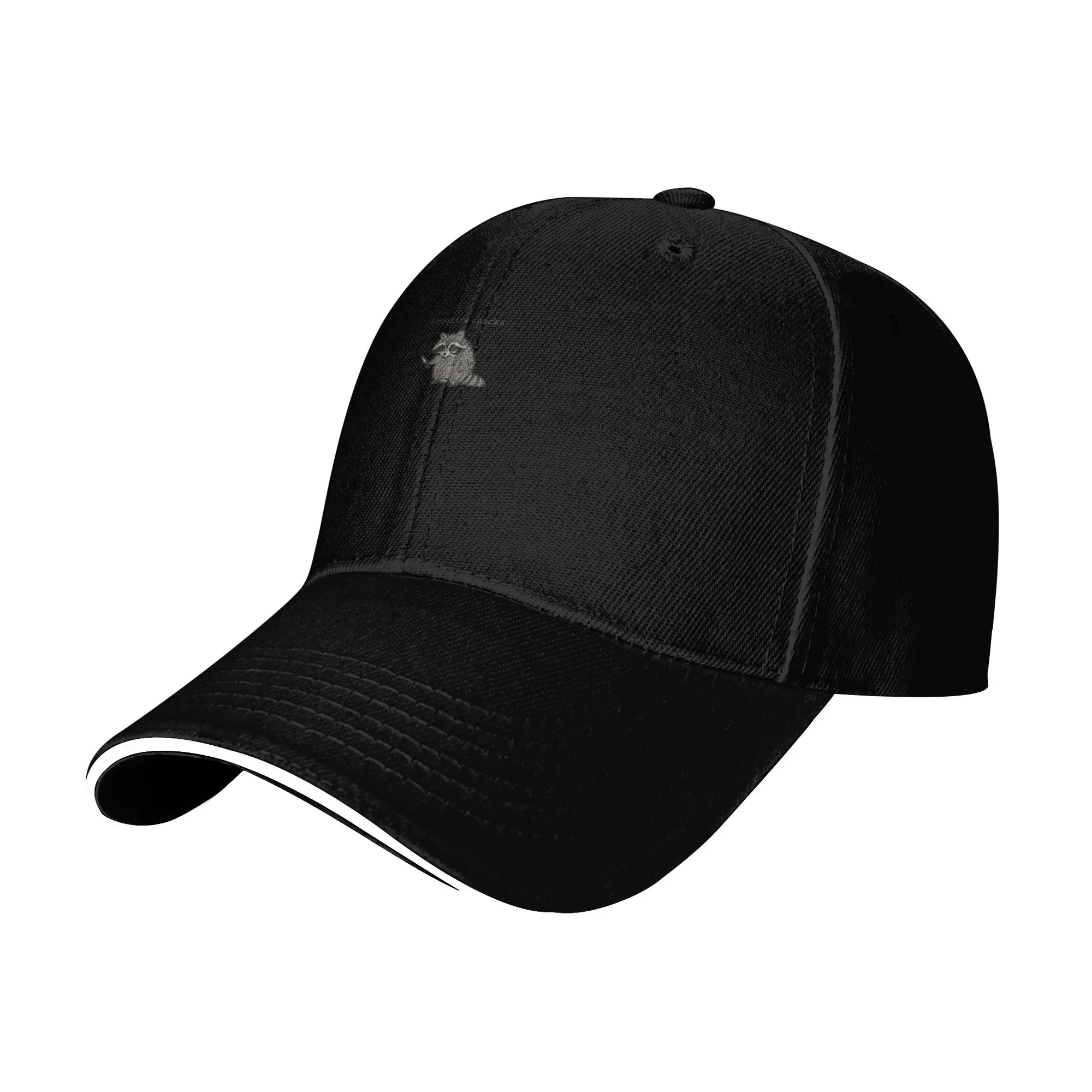 Hot Sale i Require Snacks Funny Raccoon Baseball Cap  Leisure Hat Women's  City Tour Hat Women's