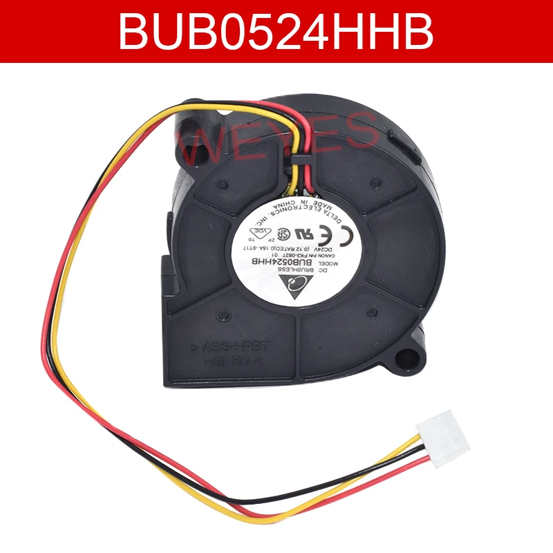 BUB0524HHB-ventilador de refrigeración para impresora 3D, turbina de 5CM, 24V, 5015, 3 pines, nuevo