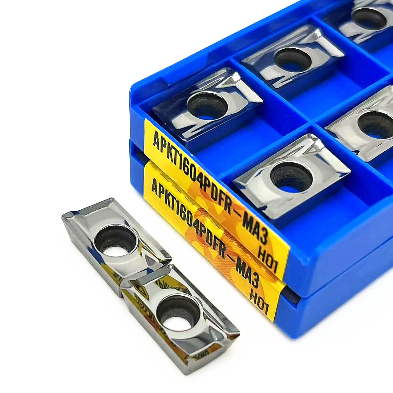 Alumínio torneamento ferramenta para torno CNC, fresagem inserir, APKT1604 PDFR, MA3 H01, alumínio insere, APKT 1604 MA H01