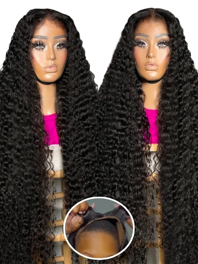 Wear And Go Glueless Human Hair Wig 13x6 Curly Human Hair Wig 7x5 Glueless Wig Human Hair Ready To Wear Deep Wave Wig Preplucked