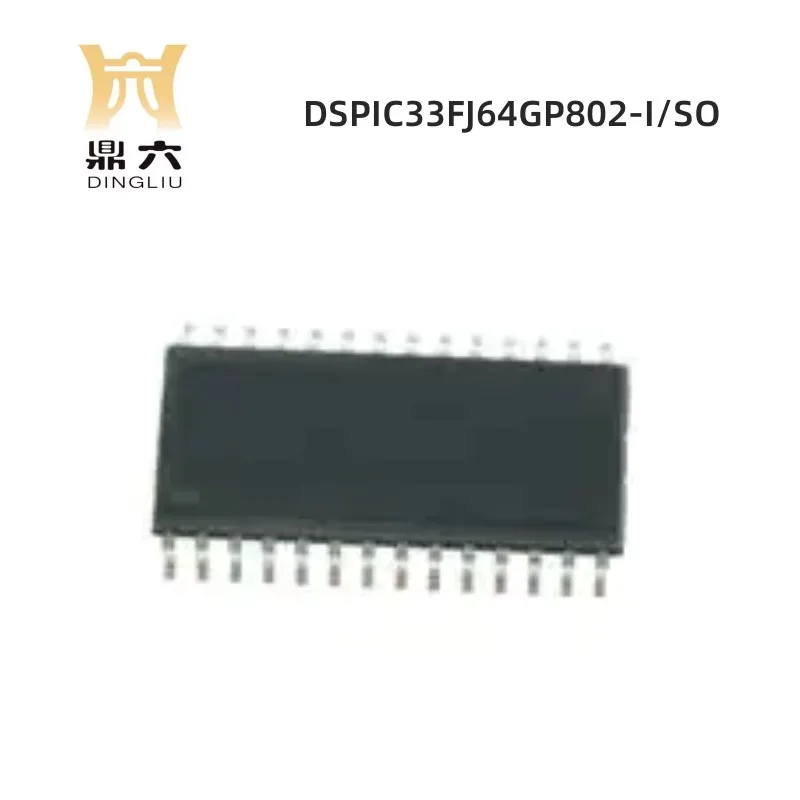 Controladores de procesadores de DSPIC33FJ64GP802-I-SO, SOIC-28