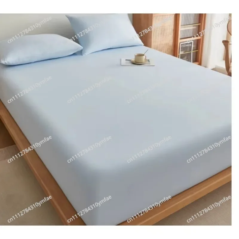Cotton Mattress Cover Full Coverage Dustproof All-Season Universal Fitted Sheet for Home Bedding