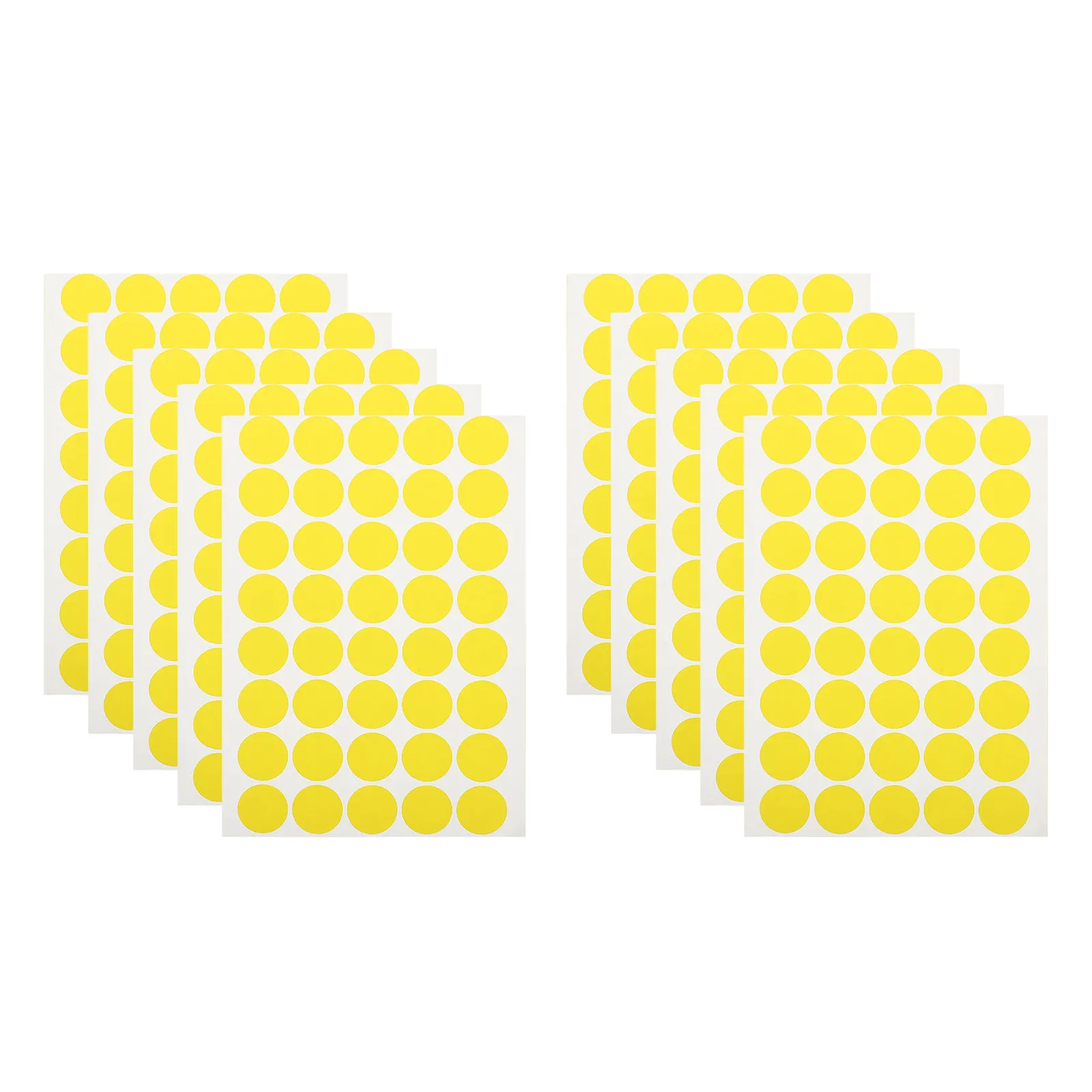 

10 листов съемных точечных наклеек, красочные клейкие круглые этикетки, идеально подходят для офиса, дома, инвентаризации, маркировки цен, организации документов