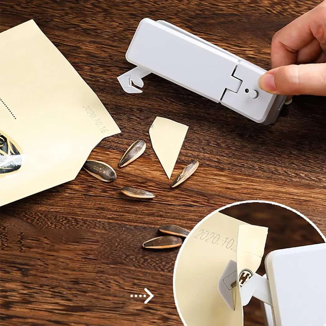 USB 2 IN 1 Heat Seal Device Thermal Plastic Food Portable Sealer Chips Snacks Bag Sealer Machine Packing Kitchen Accessories view 5