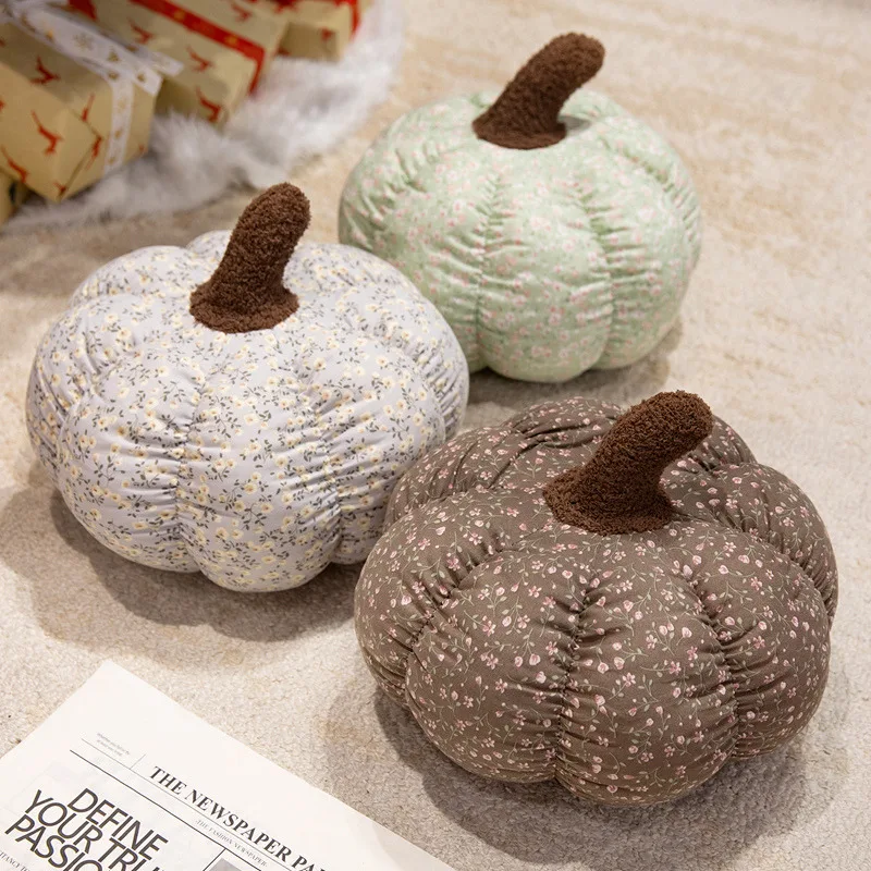 

30 см скандинавский принт тыква плюшевые подушки мягкие милые тыквенные подушки Kawaii домашний декор комнаты
