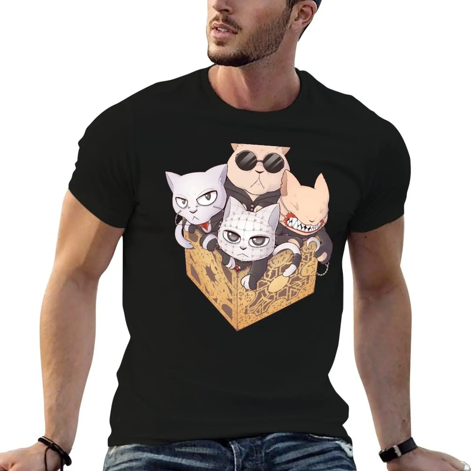 

Cenobite Kitties T-Shirt funny t shirts dark humor t shirts for man graphic tees anime tshirt T-Shirt