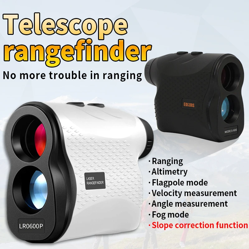 Laser Rangefinder 600M 900M 1200M 1500M Laser Distance Meter for Golf Sport, Hunting, Survey