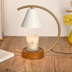 Semplice lampada a cera fusa Design europeo scaldacera lampada a candela fusa lampada da tavolo camera da letto aromaterapia portacandele decorazione