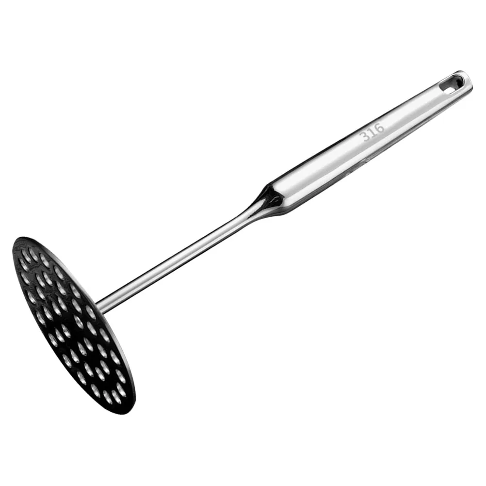 

Stainless Steel Potato Masher Heavy Duty Manual Kitchen Tool Long Handle Vegetable Masher For Potatoes Fruit Crushing Portable