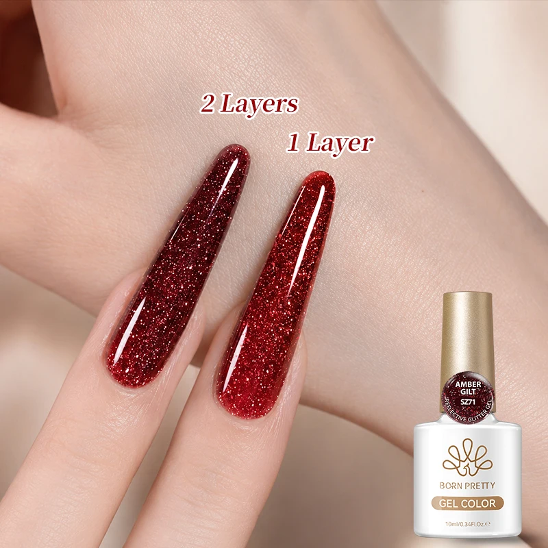 بورن بريتي 10 مل جل أظافر لامع - مراجعة Nail Art Red Wine وسعره